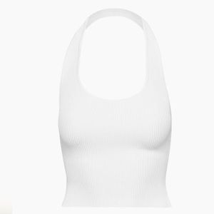 Sculpt Knit Backless Halter Top